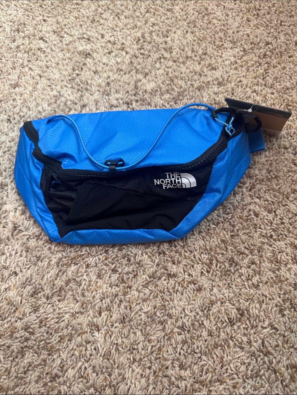 The North Face Blue and Black Belt Pack - Compact Waist Bag Lumbnical -S